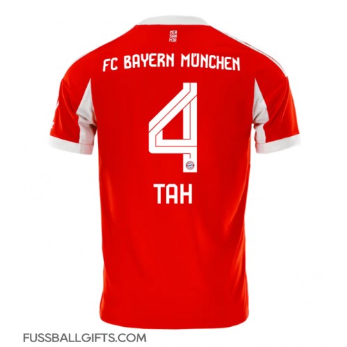 Bayern Munich Jonathan Tah #4 Fußballbekleidung Heimtrikot 2025-26 Kurzarm